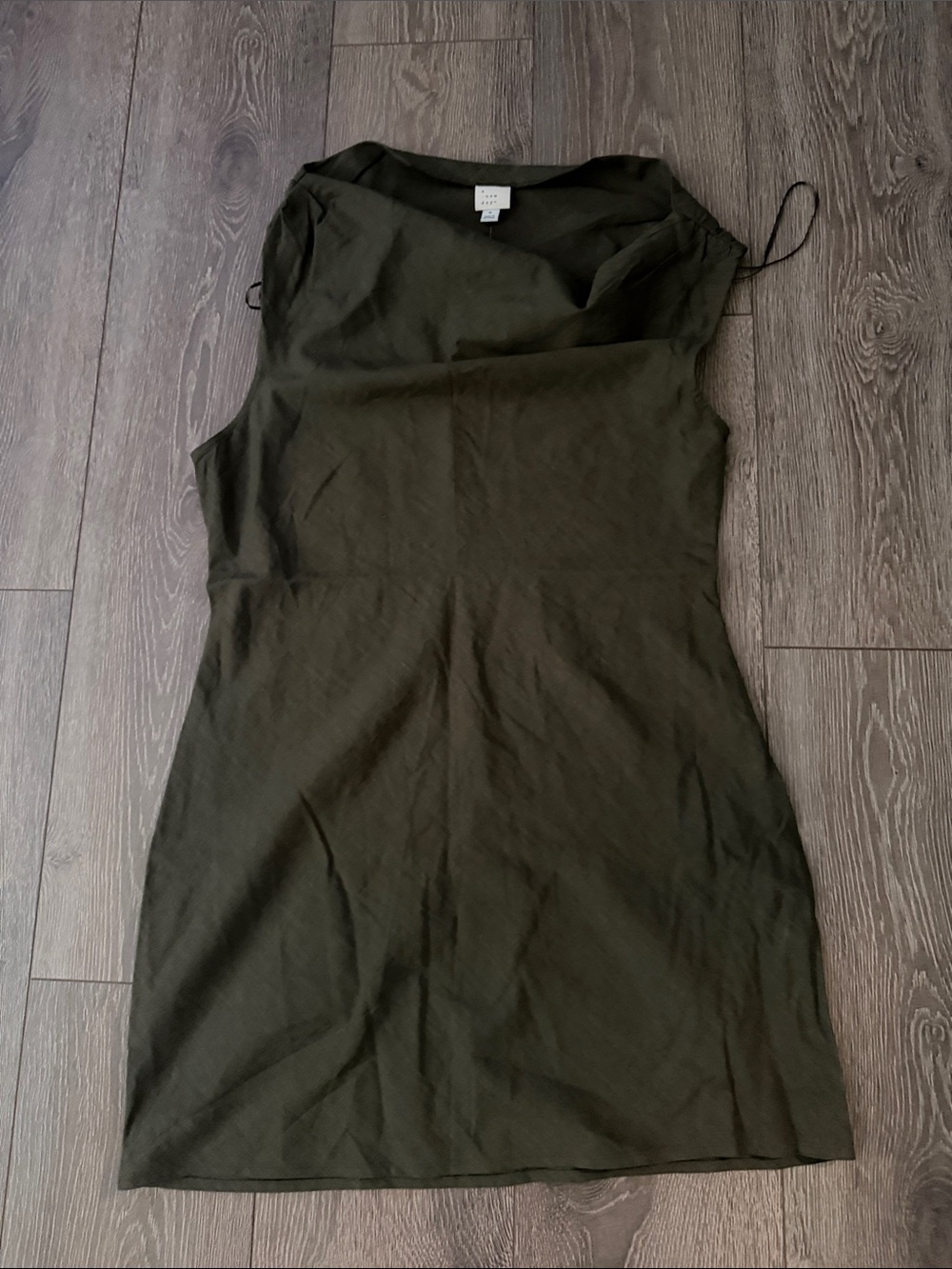 a new day Olive Green Sleeveless Mini Dress